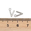304 Stainless Steel Charms STAS-G356-08P-V-3