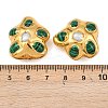 Natural Pearl & Synthetic Malachite Pendants KK-H516-11G-3
