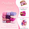 60G 12 Colors Needle Felting Wool Roving DIY-TA0012-85-4