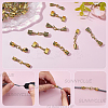 32Pcs 8 Styles Alloy Cord Ends HJEW-SC0003-10-6