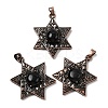 Natural & Synthetic Mixed Stone Pendants G-A297-06R-2