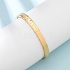 304 Stainless Steel Hinged Bangles for Women BJEW-B161-08G-1