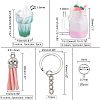 DIY Cute Tassel Keychain Making Kits DIY-OC0003-97-2