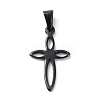 Ion Plating(IP) 304 Stainless Steel Pendants STAS-L210-30B-1