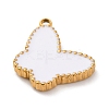 Ion Plating(IP) 304 Stainless Steel Enamel Pendants STAS-A102-01G-01-2
