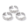 Tarnish Resistant 304 Stainless Steel Finger Rings RJEW-L102-29P-1