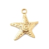 304 Stainless Steel Pendants STAS-I334-02G-01-1