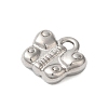 Non-Tarnish 304 Stainless Steel Charms STAS-N103-23P-2