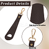 4Pcs 2 Colors Imitation Leather Hat Clips FIND-GF0008-14D-5