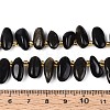 Natural Golden Sheen Obsidian Beads Strands G-Z091-A39-5