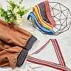 3Pcs 3 Colors 90% Cotton & 10% Elastic Fiber Ribbing Fabric for Cuffs FIND-BC0004-39-4