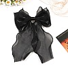 Cloth Long Bowknot Hair Barrettes PW-WG6129B-10-1