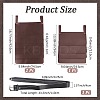 Medieval Viking PU Leather Belt Skirt AJEW-WH20077-031D-2