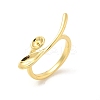 Brass Cup Peg Open Cuff Ring Settings KK-G518-10G-02-1