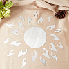 Sunflower Acrylic Mirrors Wall Stickers DIY-WH0167-49B-5