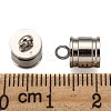 Tarnish Resistant 304 Stainless Steel Cord Ends X-STAS-E020-2-3