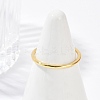 Simple Brass Finger Rings for Women RJEW-G343-12G-2