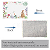 Rectangle with Animal Pattern Cotton Linen Cloth Table Mat AJEW-WH0196-006-4