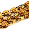 Electroplate Transparent Glass Beads Strands EGLA-G037-03A-HP03-1