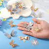 DIY Brass Pendant and Connector Charms Findings Kits DIY-TA0013-46-5