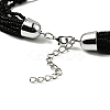Bohemia Style Glass Seed Bead Multi-strand Necklaces NJEW-H063-01P-05-4