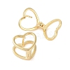Brass Hoop Earring EJEW-Q385-05G-2