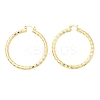 Brass Hoop Earrings EJEW-B117-06E-G-4
