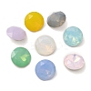 Pointed Back & Back Plated Glass Rhinestone Cabochons GLAA-B012-60C-1