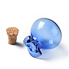 Lucky Bag Shape Glass Cork Bottles Ornament AJEW-A039-02H-3