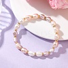 Natural Cultured Freshwater Pearl Stretch Bracelets for Women BJEW-JB13388-1