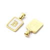 Ion Plating(IP) 304 Stainless Steel Pave Shell Pendants X-STAS-G327-01G-B-2