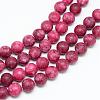 Natural White Jade Bead Strands G-R297-10mm-32-1