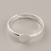 Adjustable Brass Finger Rings Components KK-WH0054-22B-S-1
