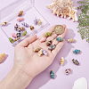 24Pcs 8 Colors Handmade Porcelain Beads PORC-ME0001-04-3