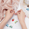 16Pcs 16 Styles School Season Opaque Resin Pendants RESI-BC0001-03-3