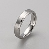 201 Stainless Steel Simple Plain Band Ring for Women RJEW-WH0015-06A-1