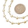 304 Stainless Steel Star Link Chains Necklaces & Bracelets Sets SJEW-JS01371-3