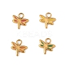 304 Stainless Steel Enamel Charms STAS-P396-15G-M-1