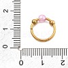 316L Surgical Stainless Steel & Cat Eye Ball Hoop Nose Rings WG275C7-01-3