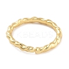 Rack Plating Brass Open Cuff Rings for Women RJEW-Z059-09G-3