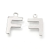 Non-Tarnish 201 Stainless Steel Charms STAS-C021-06P-F-2