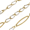 304 Stainless Steel Enamel Link Chains CHS-U003-01G-02-1