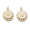 Brass Enamel Pendants KK-Q769-014A-NF-1
