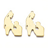 Ion Plating(IP) 201 Stainless Steel Pendants LS-STAS-N098-068LG-3