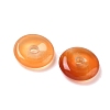 Natural Agate Dount/Pi Disc Charms G-L646-09B-02-2