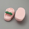 Opaque Resin Cabochons CRES-WH0010-051-2