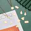304 Stainless Steel Pendants STAS-SC0001-78G-6