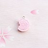 Opaque Resin Glitter Imitation Food Pendants FS-WG69156-01-1