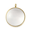 Ion Plating(IP) 304 Stainless Stee Locket Pendants STAS-S132-15G-02-1