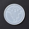 DIY Ghost Pendant Silicone Molds DIY-E049-02-3